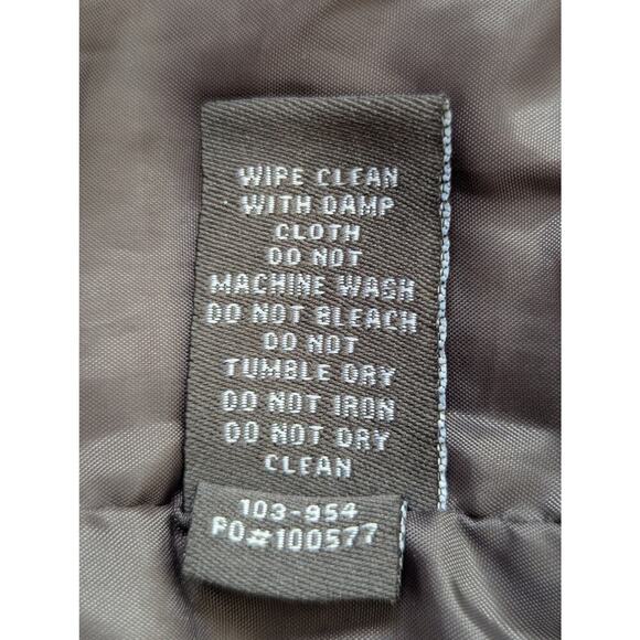 JOU JOU! STORMY GRAY VEGAN LEATHER BIKER/MOTO INSPIRED ZIPPER JACKET, COAT! SZ S - Picture 11 of 12